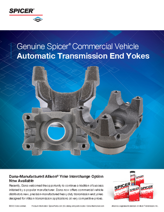 Genuine Spicer® Commercial Vehicle Automatic Transmission End Yokes