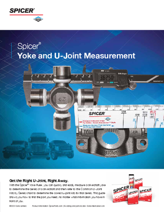 Yoke and U-Joint Measuring