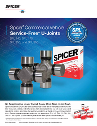 Spicer® Commercial Vehicle Service-Free* U-Joints